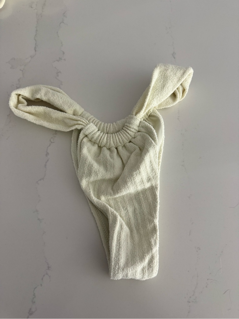 Montce Ribbed Buttercream Bikini Bottom